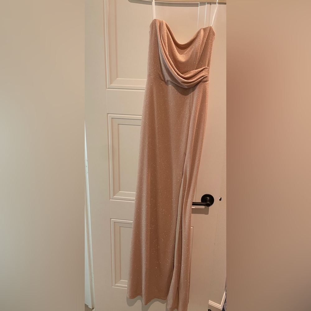 Gold dress